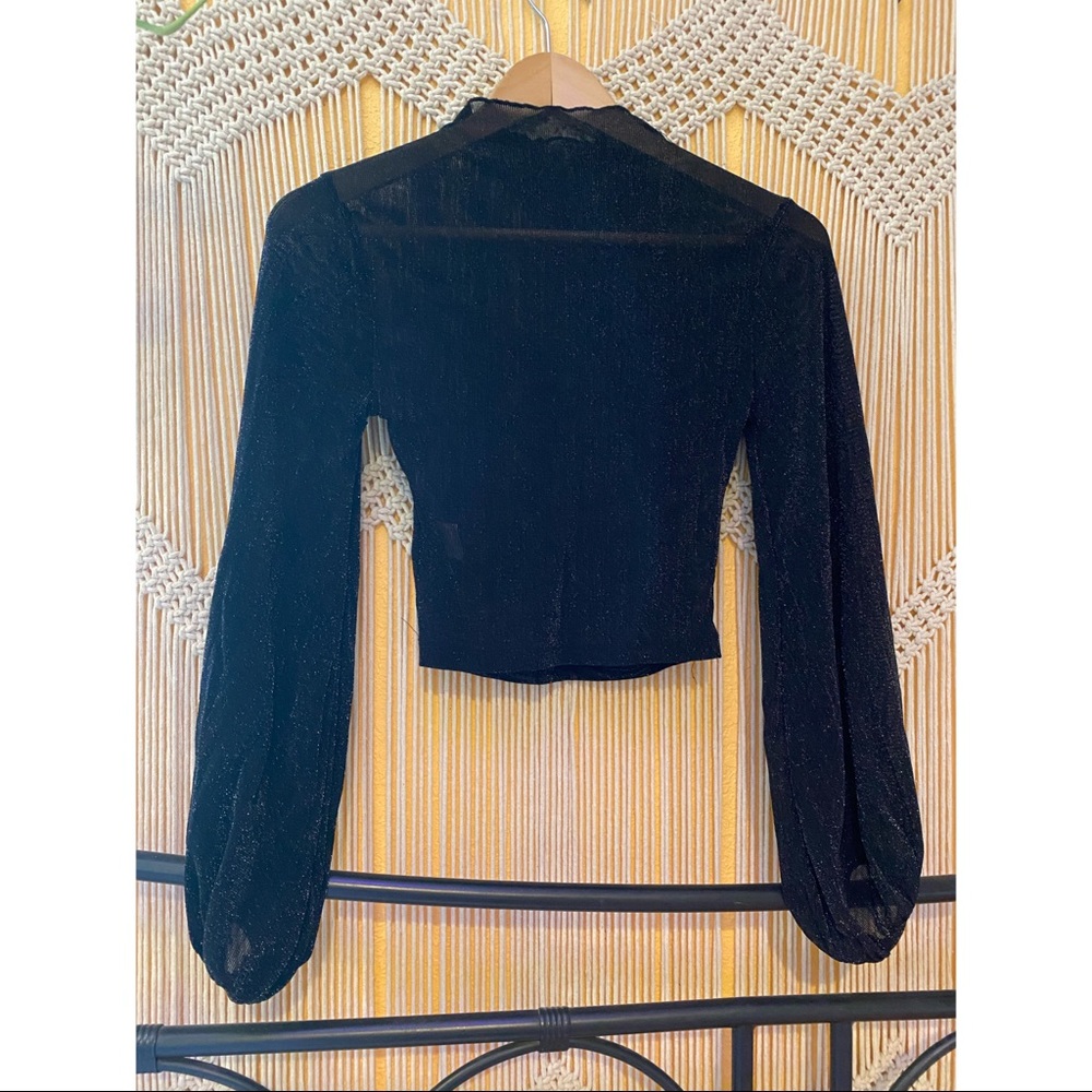 Sheer long sleeve